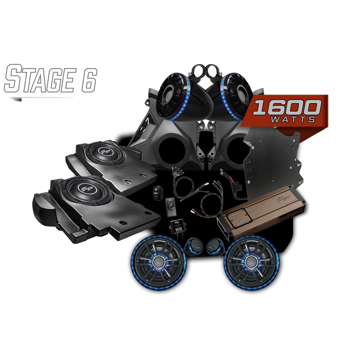 Can-Am® Maverick R Elite Series Stage 6 Stereo Kit | UTVS-R-S6-E