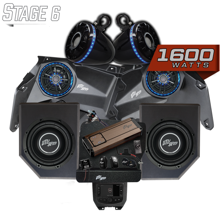 Can-Am® X3 Elite Series Stage 6 Stereo Kit | UTVS-X3-S6-E