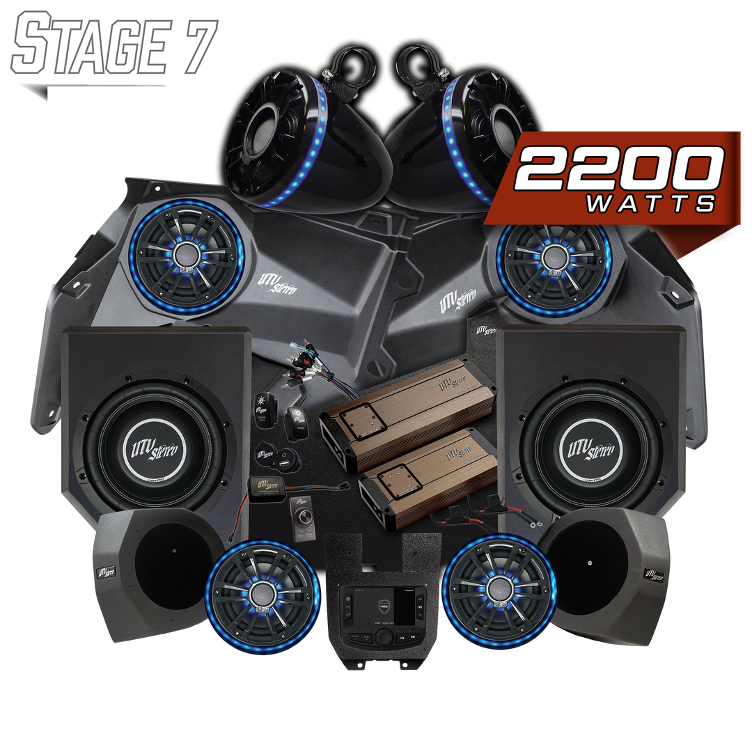 Can-Am® X3 Elite Series Stage 7 Stereo Kit | UTVS-X3-S7-E