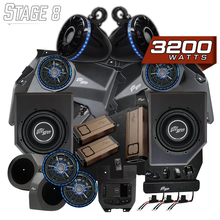 Can-Am® X3 Elite Series Stage 8 Stereo Kit | UTVS-X3-S8-E