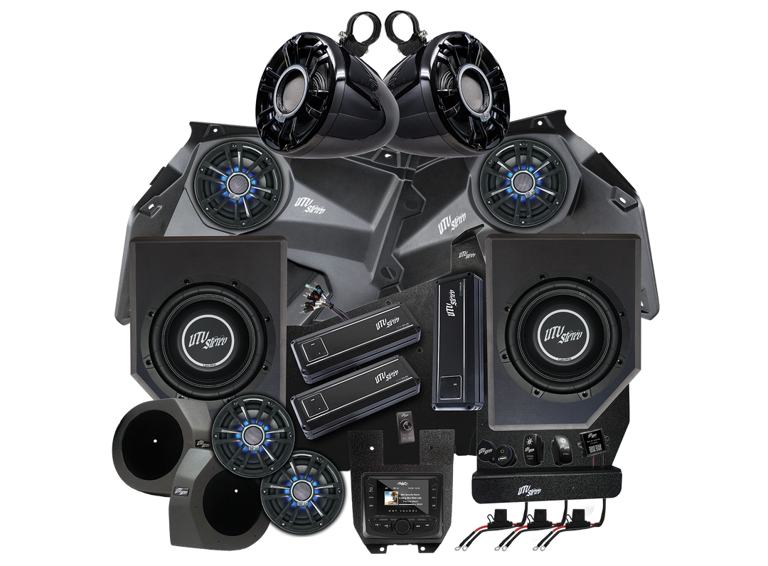 Can-Am® X3 Signature Series Stage 8 Stereo Kit | UTVS-X3-S8-S