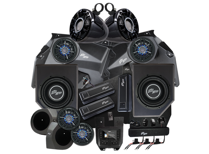 Can-Am® X3 Signature Series Stage 8 Stereo Kit | UTVS-X3-S8-S